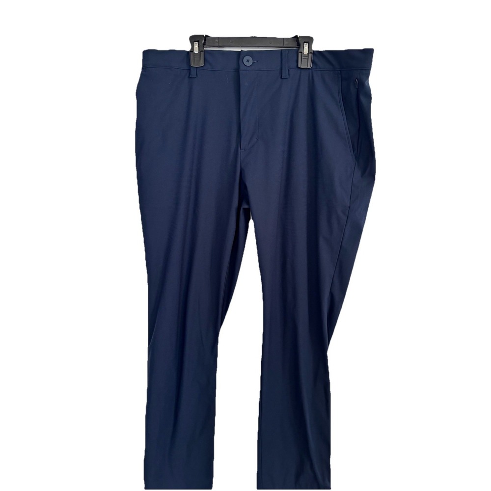 FLX Performance Pants Mens 36x29 Navy‎ Stretch Golf Business Athleisure